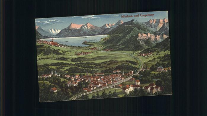 Miesbach Panorama mit Umgebung