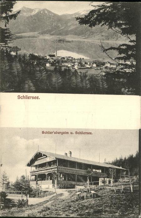 Schliersee mit Schliersbergalm