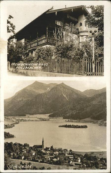 Schliersee und Fremdenheim Polzmacher
