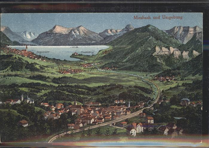 Miesbach und Umgebung Panorama