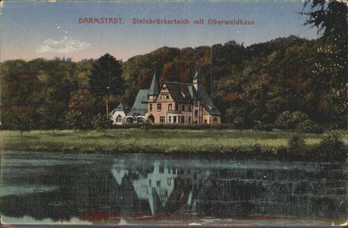 Darmstadt Steinbrückerteich Oberwaldhaus