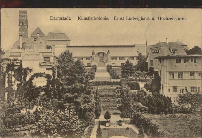 Darmstadt Kuenstlerkolonie Ernst Ludwighaus Hochzeitsturm