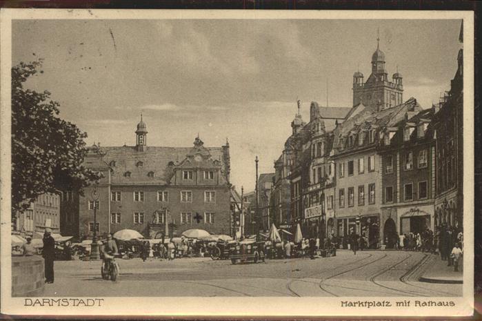 Darmstadt Marktplatz Rathaus