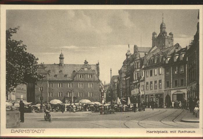 Darmstadt Marktplatz Rathaus