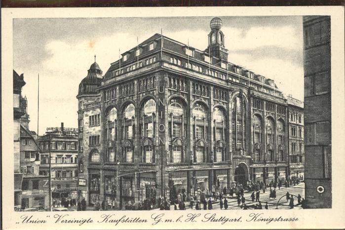 STUTTGART  CITY Union Vereinigte Kaufstaetten GmbH Koenigstrasse