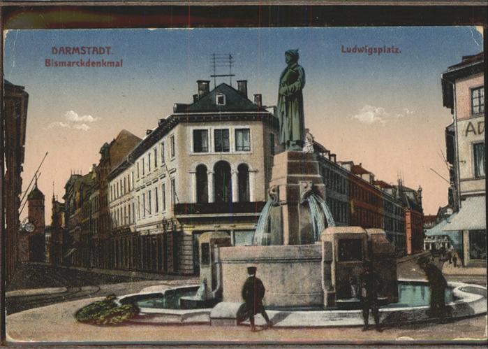Darmstadt Ludwigsplatz Bismarckdenkmal