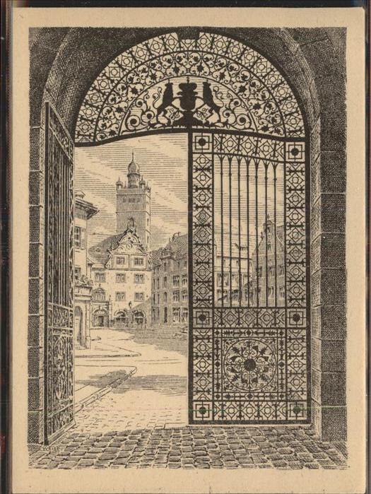 Darmstadt Schlosstor-Ausblick