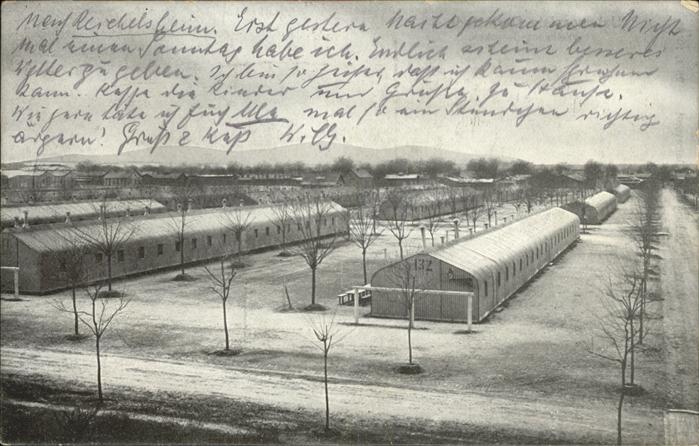 Darmstadt Übungsplatz Wellblech-Baracken