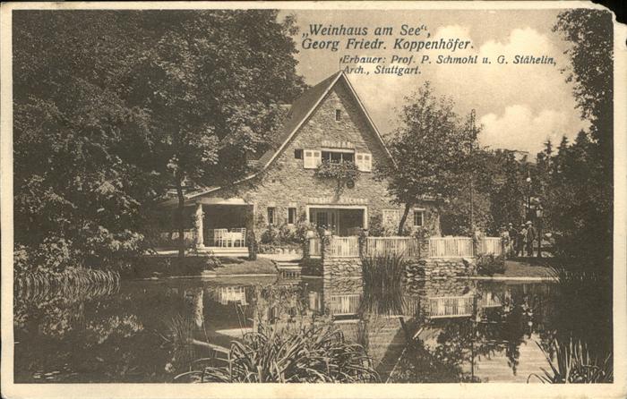 Stuttgart Weinhaus am See
