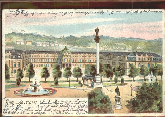 Stuttgart Schlossplatz Schloss