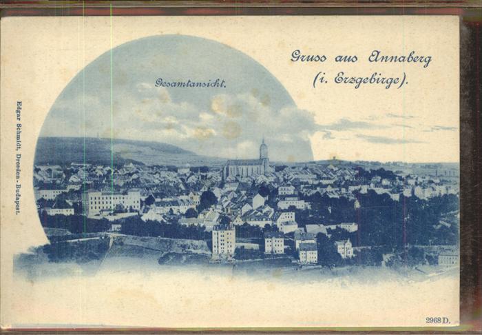 Annaberg-Buchholz Erzgebirge Gesamtansicht