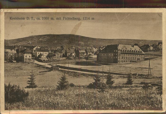 Fichtelberg Oberwiesenthal Kreisheim D. T.