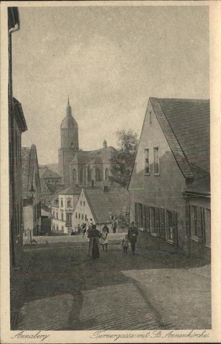 Annaberg-Buchholz Erzgebirge Turnergasse St. Annenkirche