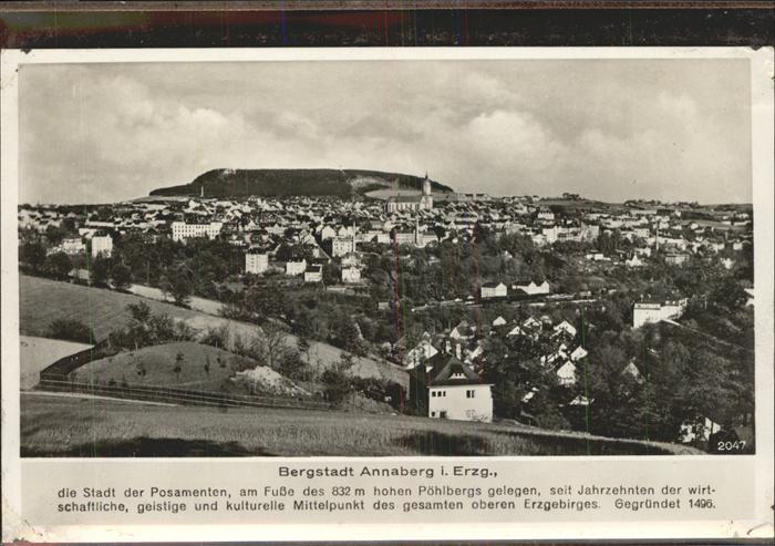 Annaberg-Buchholz Erzgebirge Pöhlberg