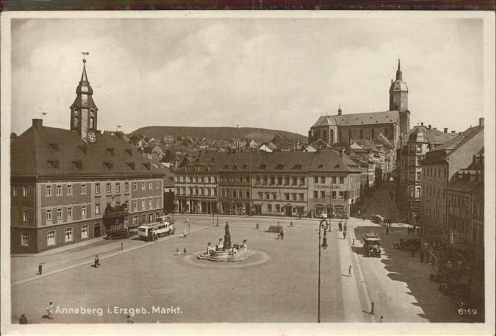 Annaberg-Buchholz Erzgebirge Markt