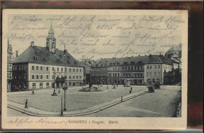 Annaberg-Buchholz Erzgebirge Markt