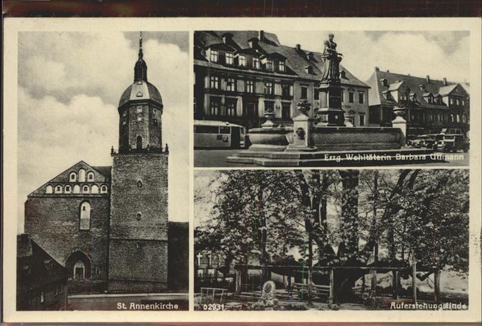 Annaberg-Buchholz Erzgebirge Erzg. Wohltäterin Barbara Uttmann Aufer