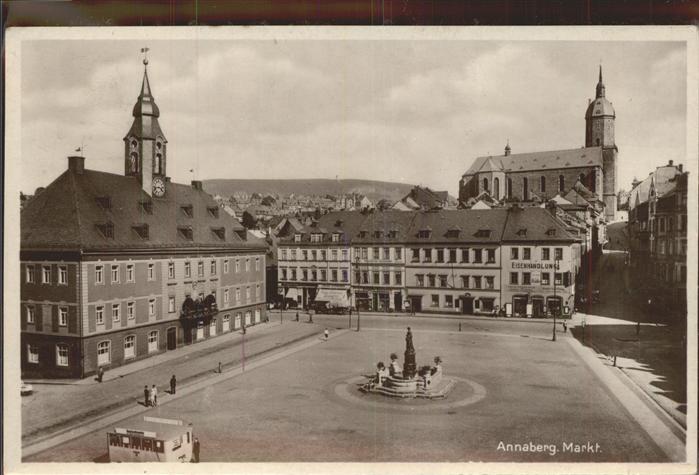 Annaberg-Buchholz Erzgebirge Markt