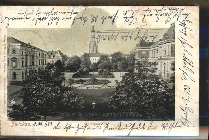 Zwickau Sachsen Albertplatz