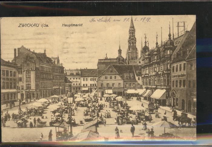 Zwickau Sachsen Hauptmarkt