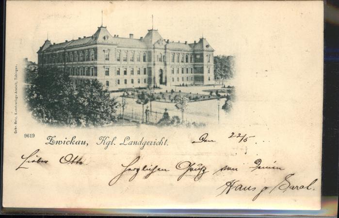 Zwickau Sachsen Kgl. Landgericht