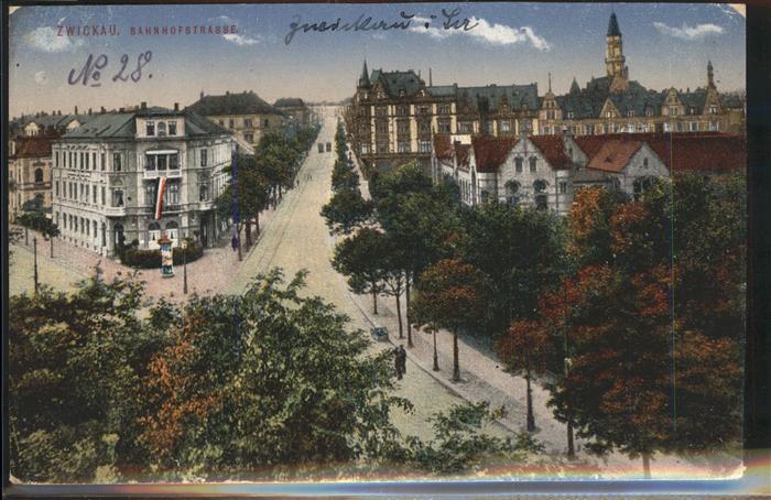 Zwickau Sachsen Bahnhofstr.