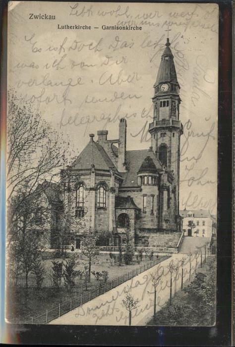 Zwickau Sachsen Lutherkirche Garnisonkirche