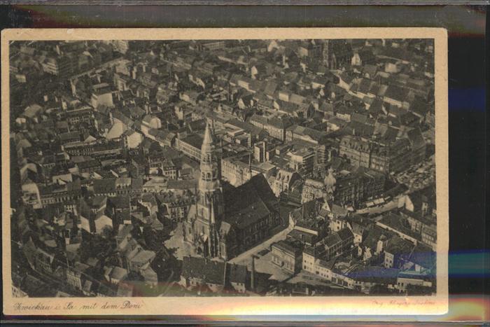 Zwickau Sachsen Dom Fliegeraufnahme