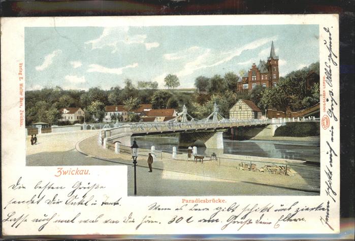 Zwickau Sachsen Paradiesbrücke