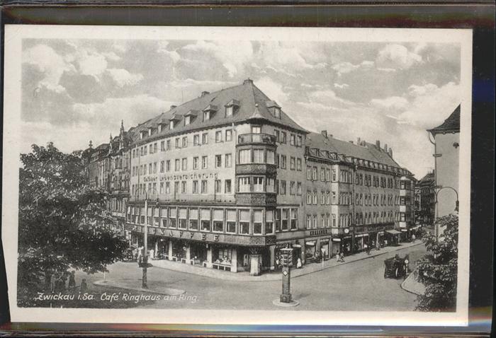 Zwickau Sachsen Cafe Ringhaus am Ring