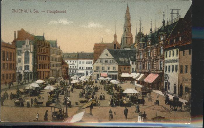 Zwickau Sachsen Hauptmarkt