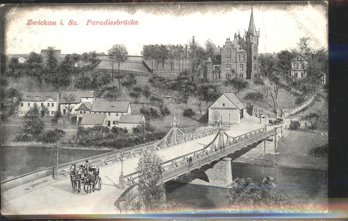 Zwickau Sachsen Paradiesbrücke