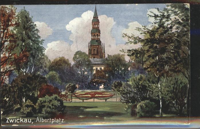 Zwickau Sachsen Albertplatz