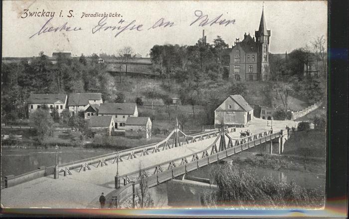 Zwickau Sachsen Paradiesbrücke