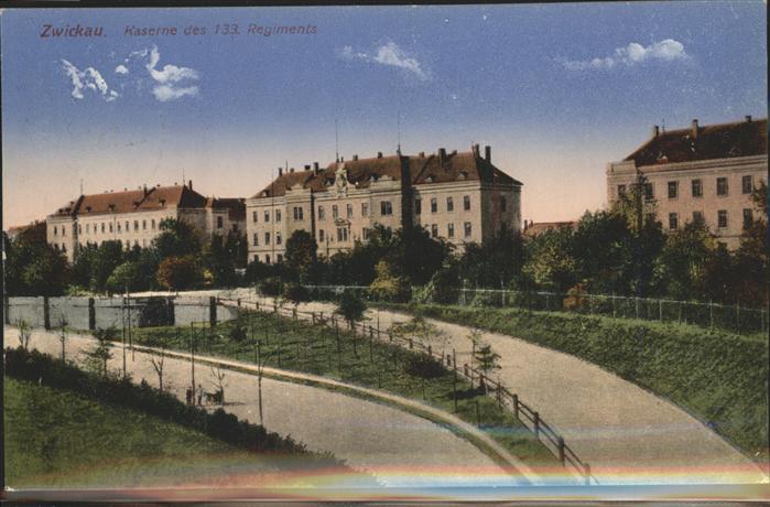 Zwickau Sachsen Kaserne des 133. Regiments