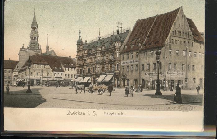 Zwickau Sachsen Hauptmarkt
