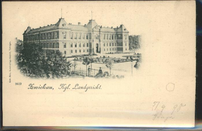 Zwickau Sachsen Kgl. Landgericht