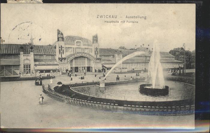 Zwickau Sachsen Ausstellung Haupthalle Fontaine