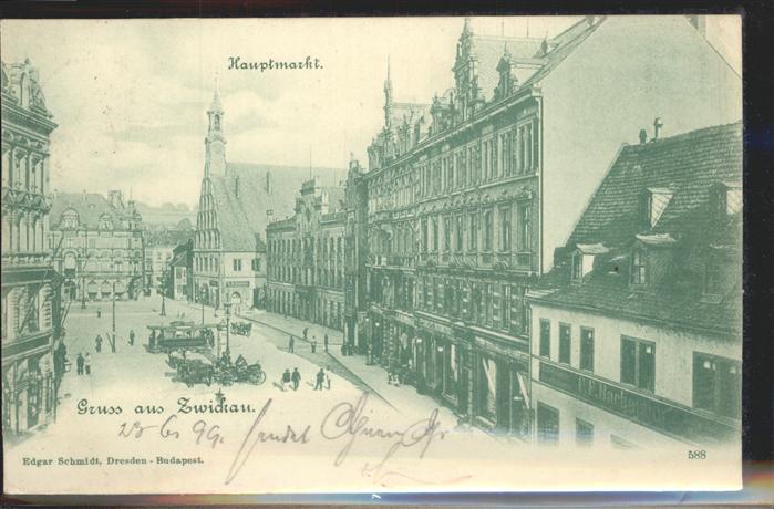 Zwickau Sachsen Hauptmarkt