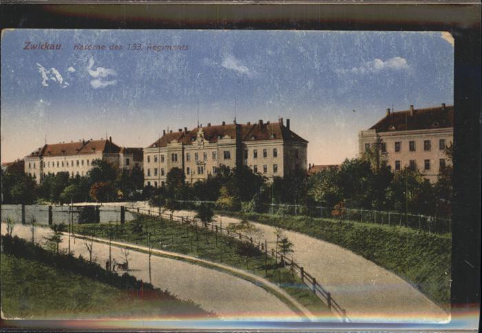 Zwickau Sachsen Kaserne des 133. Regiments