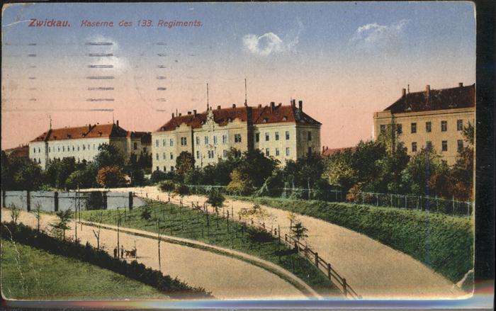 Zwickau Sachsen Kaserne des 133. Regiments