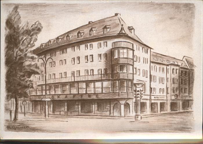 Zwickau Sachsen Zwickauer Skizzen Nr. 1 Ringkaffee Küns