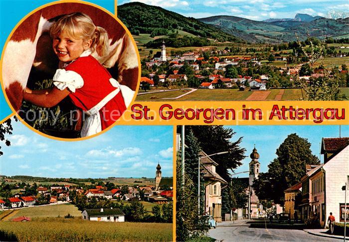 St Georgen Attergau Panorama Ortspartie