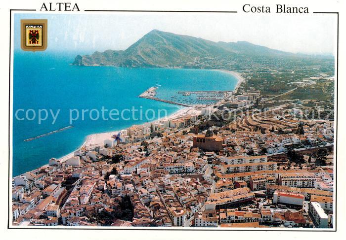 Altea Costa Blanca ES Fliegeraufnahme