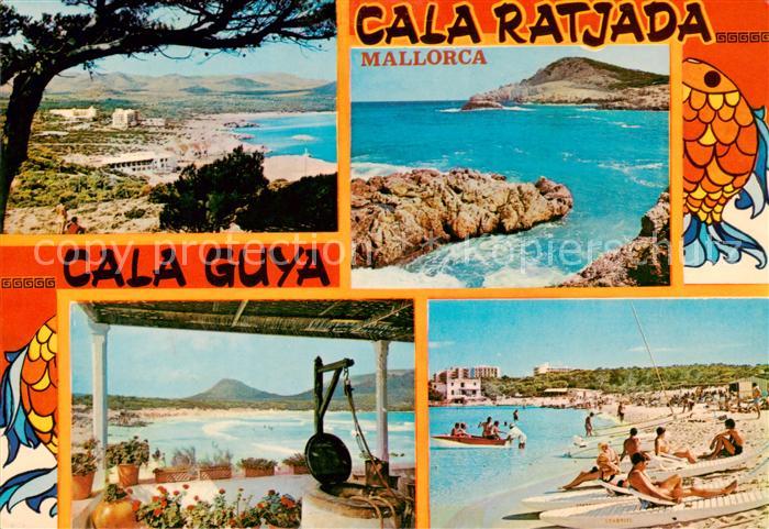 Cala Ratjada Mallorca Cala Guya Strandbar Strandpartien