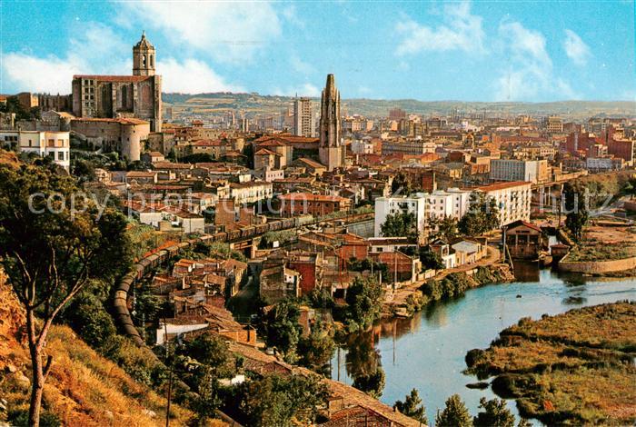 Gerona Costa Brava ES Vista general Cathedral y San Felix