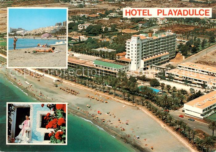 Costa de Almeria Hotel Playadulce Aguadulce Fliegeraufnahme