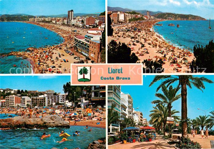 Lloret de Mar Fliegeraufnahmen Strandpartien