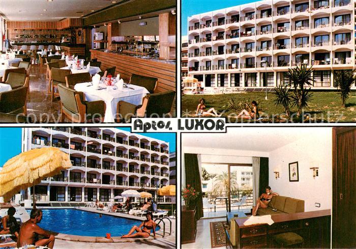 Playa de Palma Mallorca Apartamentos Luxor Speisesaal Pool Zimmer