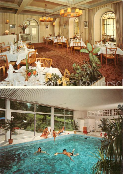 BADENWEILER BW Kurhotel Hasenburg Gastraum Hallenbad